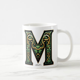 Irish M Monogram Coffee Mug Kaffeetasse