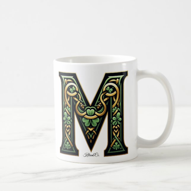 Irish M Monogram Coffee Mug Kaffeetasse (Rechts)