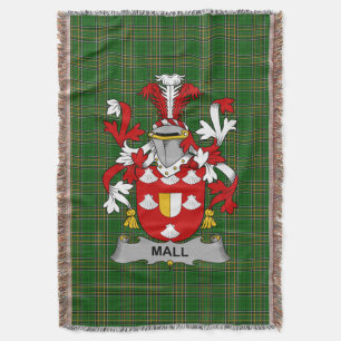 Irish Mall Coat of Arms Familienwappen Irland Decke