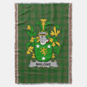 Irish Malone oder O_Malone Coat of Arms Family Cre Decke