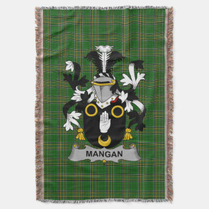 Irish Mangan oder O_Mangan Coat of Arms Family Cre Decke