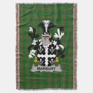 Irish Marbury oder Maybery Coat of Arms Family Cre Decke