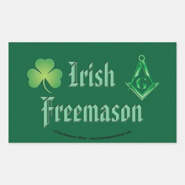 Irish Mason Sticker (Vorderseite)