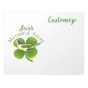 Irish Mermaid Saint Thunder_Cove Notizblock