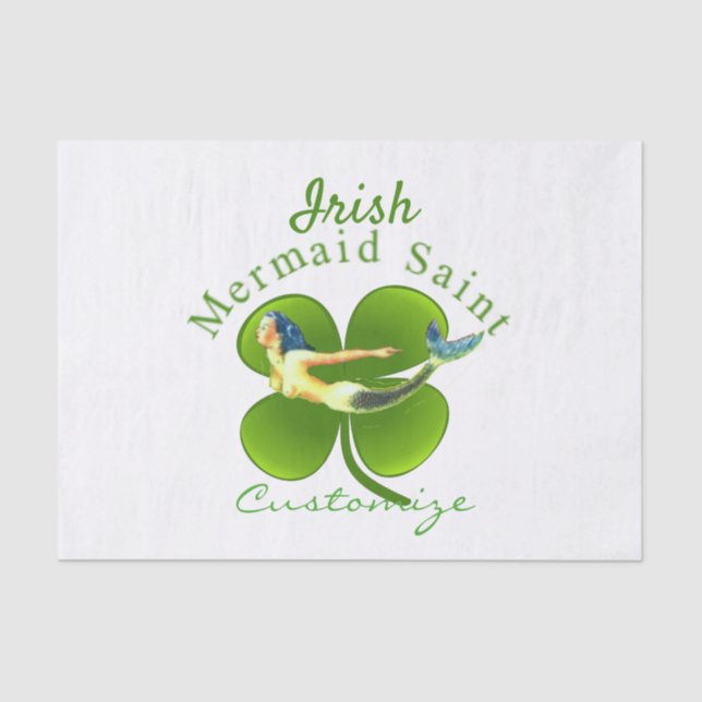 Irish Mermaid Saint Thunder_Cove Seidenpapier (Vorderseite)