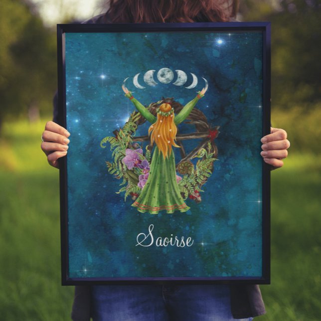 Irish Moon Goddess Poster (Von Creator hochgeladen)
