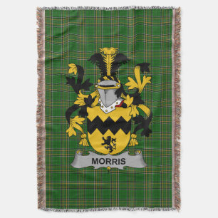 Irish Morris Coat of Arms Familienwappen Irland Decke