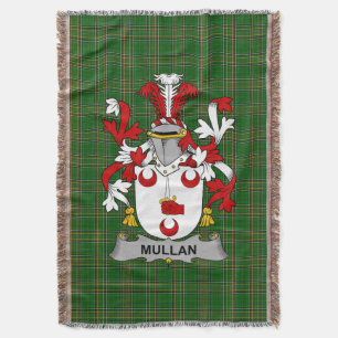 Irish Mullan Coat of Arms Familienwappen Irland Decke