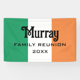 Irish Name Name Name Custom Banner