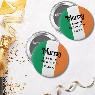 Irish Name Name Name Custom Button