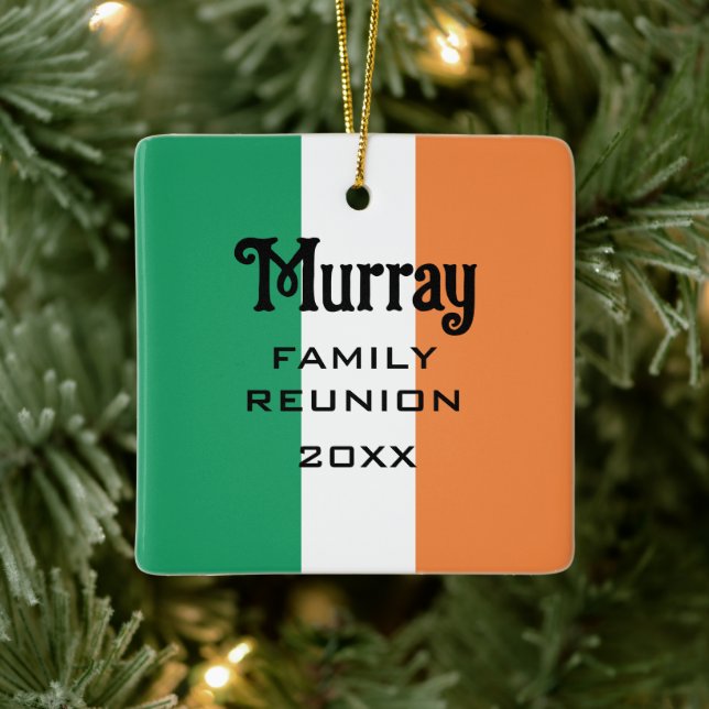 Irish Name Name Name Custom Keramikornament (Baum)