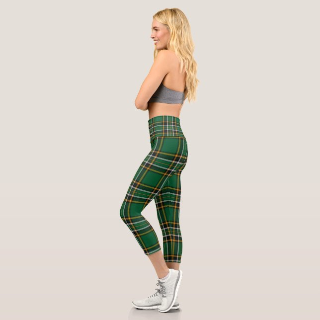 Irish National Tartan Capri Leggings (Links)