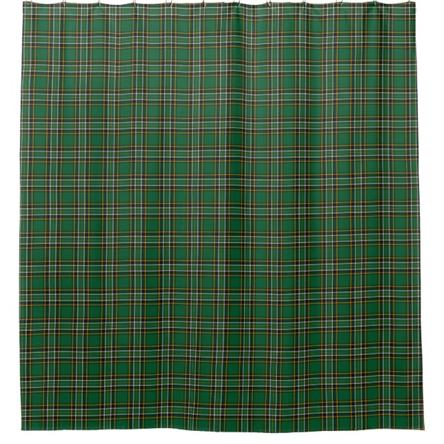 Irish National Tartan Duschvorhang (Vorderseite)