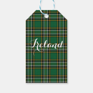 Irish National Tartan Kariert Personalisiert Geschenkanhänger