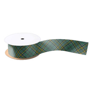 Irish National Tartan Kariertes Muster Satinband