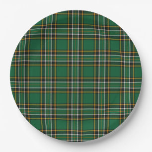 Irish National Tartan Pappteller