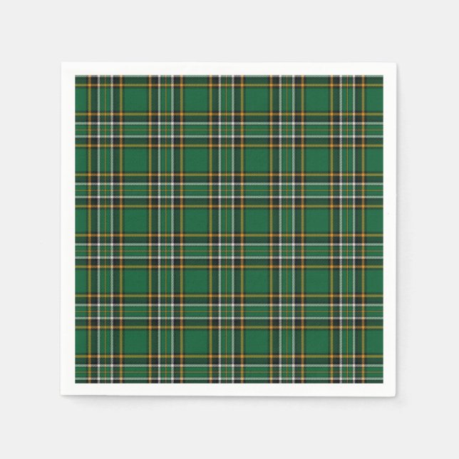 Irish National Tartan Serviette (Vorderseite)