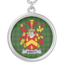 Irish Necklace Abbott Coat of Arms Familienwappen