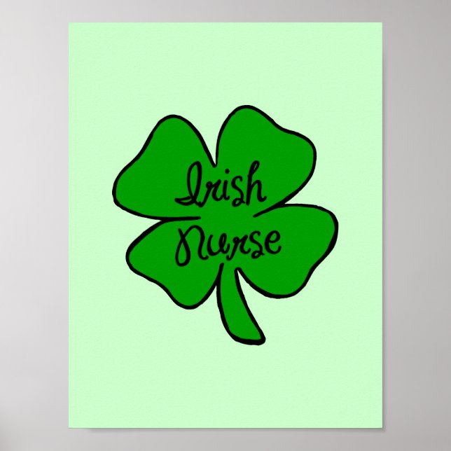 Irish Nurse Poster (Vorne)