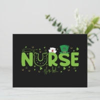Irish Nurse Stethoscope Scrub Patricks Day Nurses