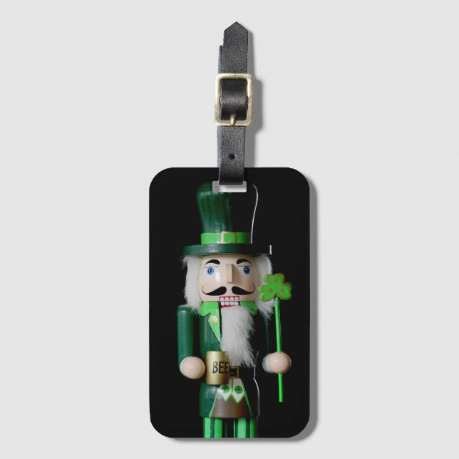 Irish Nutcracker Gepäckanhänger (Vorderseite Vertikal)