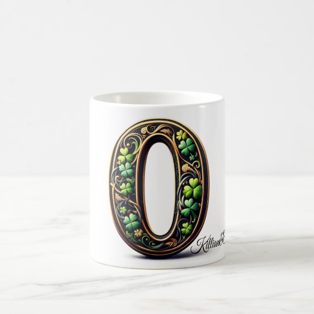 irish O Monogram Coffee Mug Kaffeetasse (Mittel)