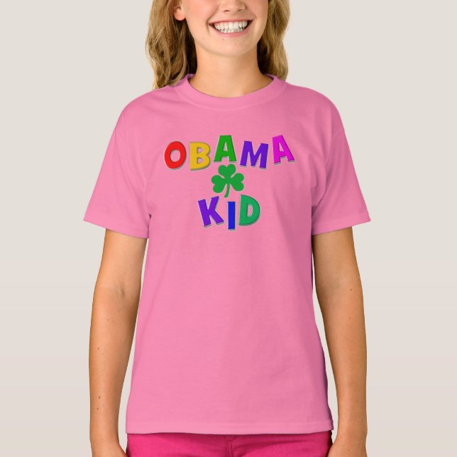 Irish Obama Kind T-Shirt (Vorderseite)