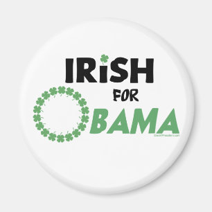 Irish Obama T - Shirt und Swag Magnet