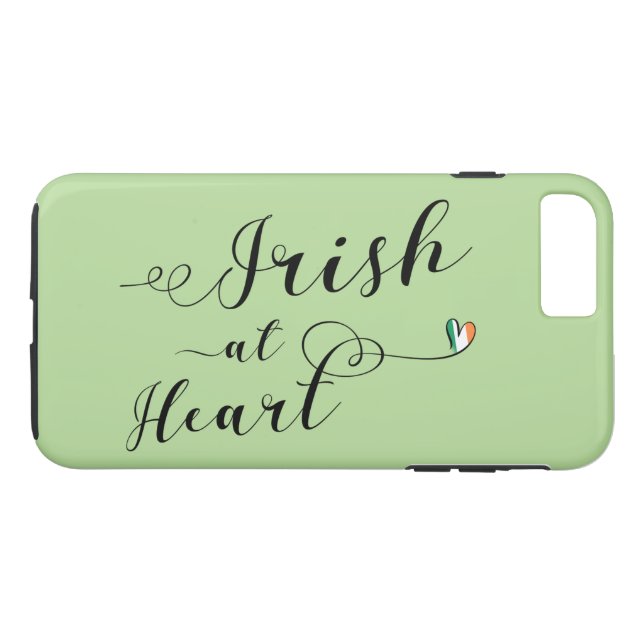 Irish on Heart Cell Case (Rückseite (Horizontal))