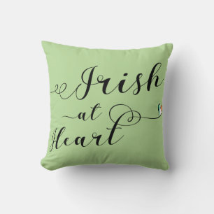 Irish on Heart Throw Cushion Kissen