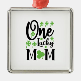 Irish One Lucky Mama Ornament Aus Metall