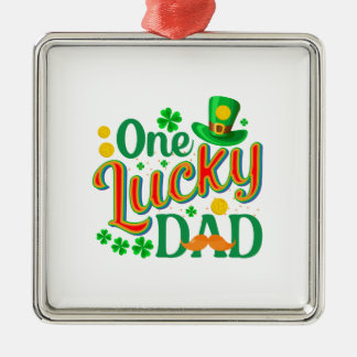 Irish One Lucky Vater Ornament Aus Metall