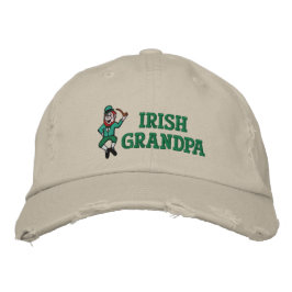 Irish Opa Stickerhat Bestickte Baseballkappe