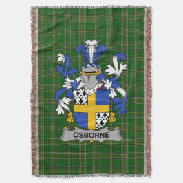 Irish Osborne Coat of Arms Familienwappen Irland Decke