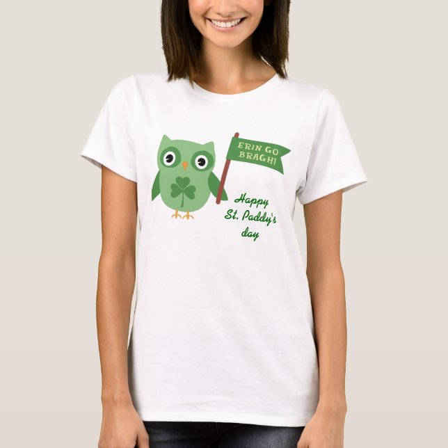 Irish Owl T-Shirt (Vorderseite)
