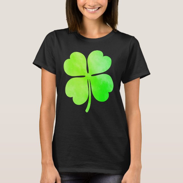 Irish Painted Green Kleeblatt Shirts St Patricks D (Vorderseite)
