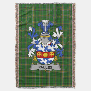 Irish Palles Coat of Arms Familienwappen Irland Decke