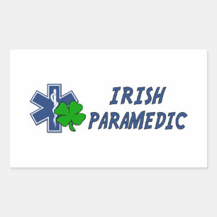 Irish Paramedic Rechteckiger Aufkleber