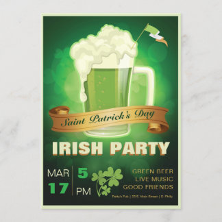 Irish Party Einladung