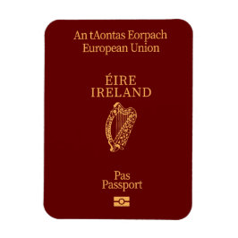 Irish passport magnet