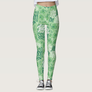Irish Pattern Leggings für St Patrick's Day