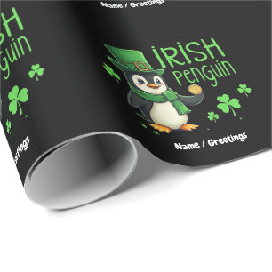 Irish Penguin Eine Glückliche Mischung aus Spaß, H Geschenkpapier