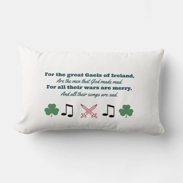 Irish Pillow Lendenkissen (Vorderseite)