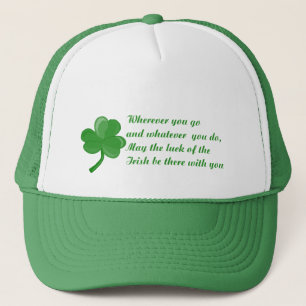 Irish Poem Hat Truckerkappe