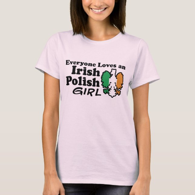 Irish Poll Girl T-Shirt (Vorderseite)