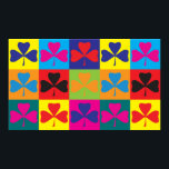 Irish Pop Art Poster<br><div class="desc">Irish Pop Art. Wenn Irisch Ihr Hobby,  Beruf oder Besessenheit ist,  zeigen Sie es mit großen irischen T - Shirt,  Tasse,  Aufklebern und vielem mehr. Das sind auch tolle Geschenke für andere irische Fans!</div>