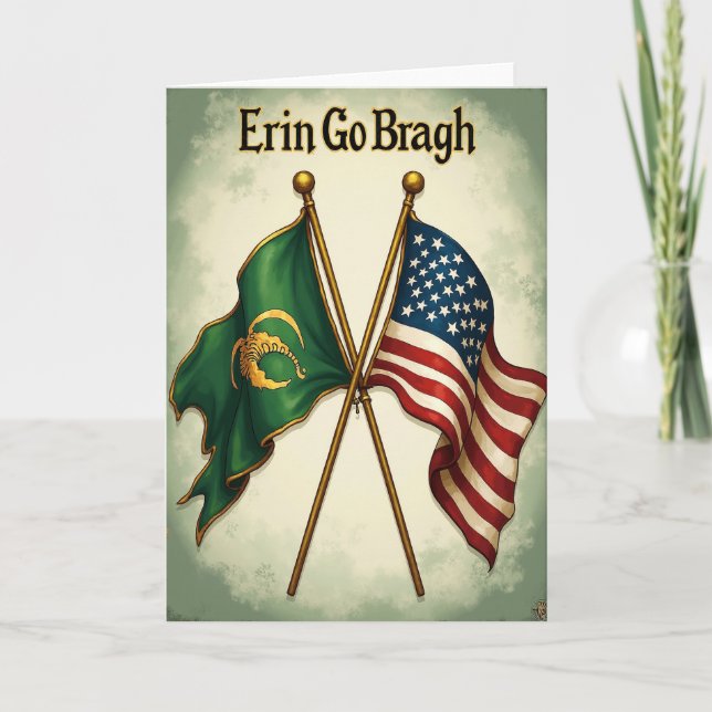 Irish Pride Forever Karte (Vorderseite)