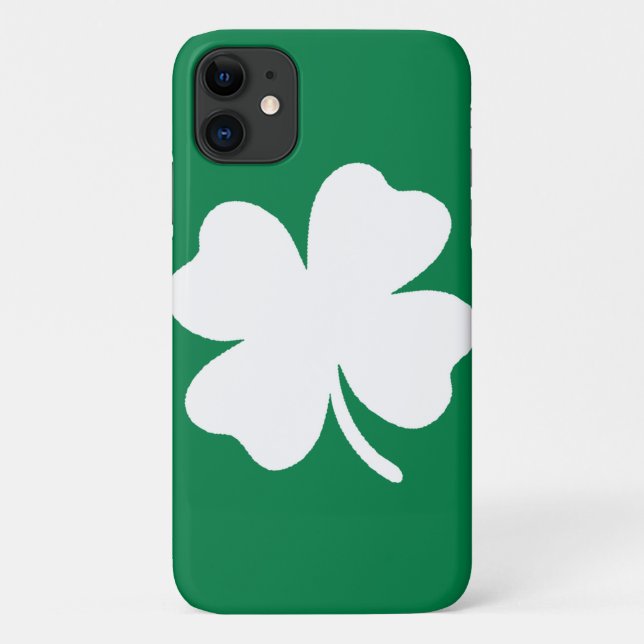 Irish Pride: iPhone Case für das grüne und weiße K (Rückseite)