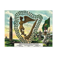 Irish Pride Irlands Embleme goldene Harfenkleber