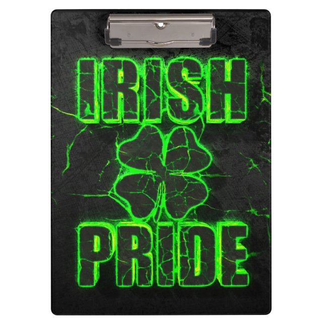 Irish Pride Klemmbrett (Vorderseite)